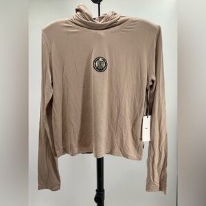 Honor The Gift Women’s Turtleneck Long Sleeve Shirt Size 2XL Tan